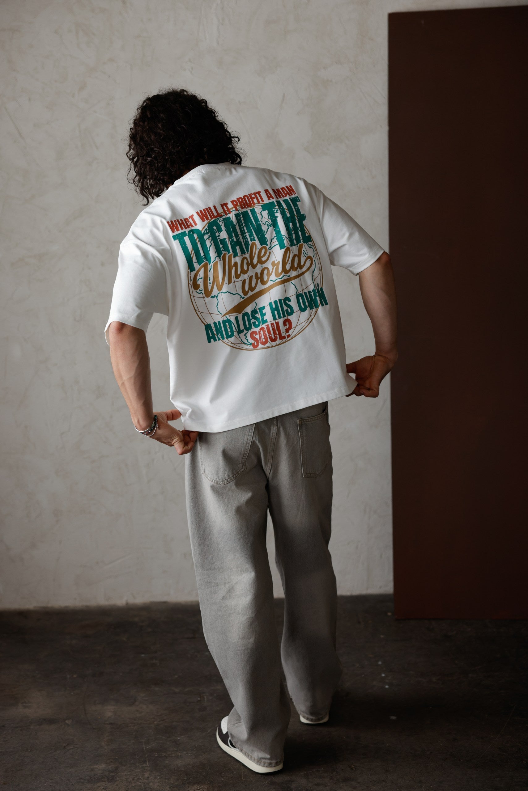 ETERNAL QUESTION TEE - OFF WHITE