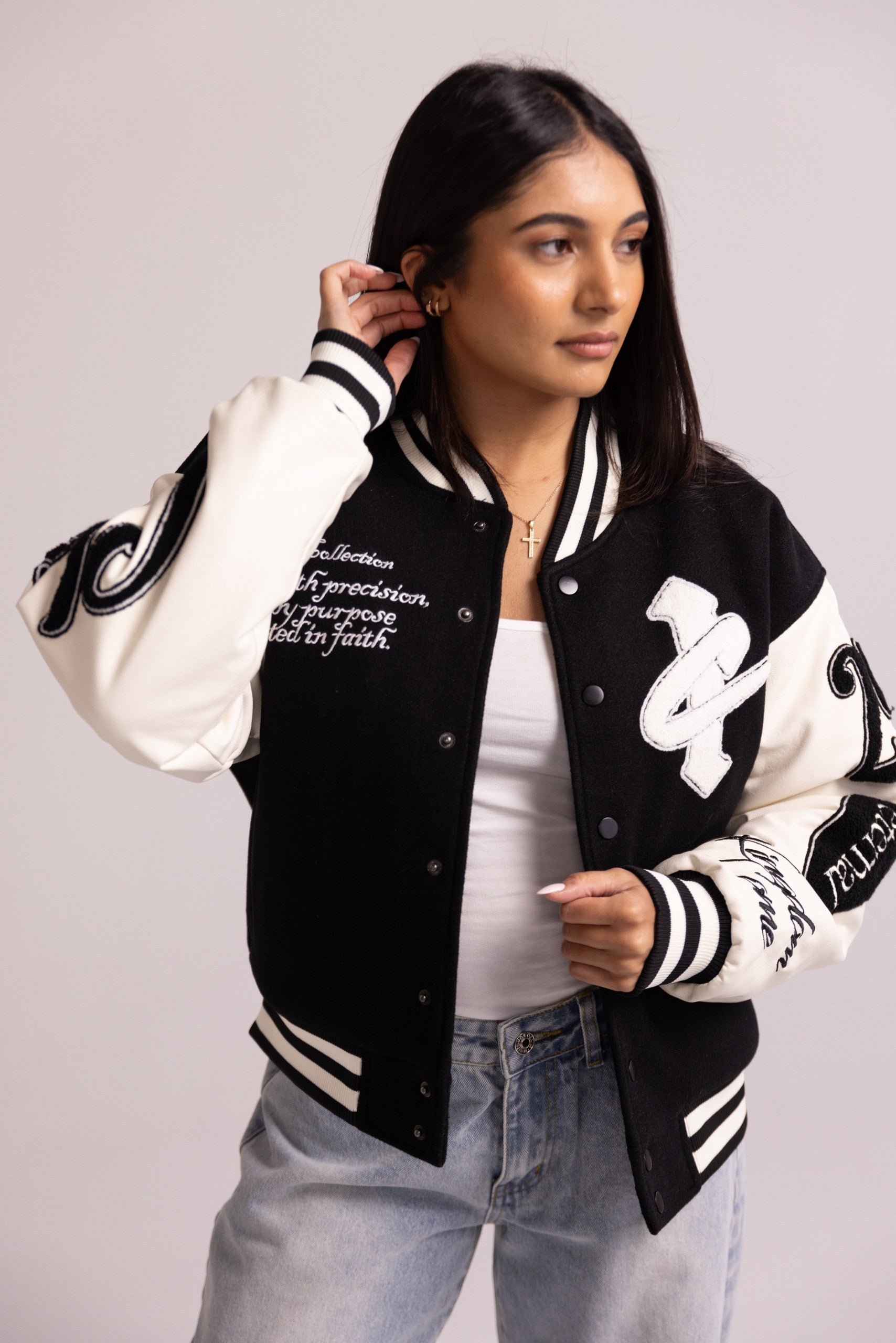WOMEN'S "CHOSEN" VARSITY JACKET