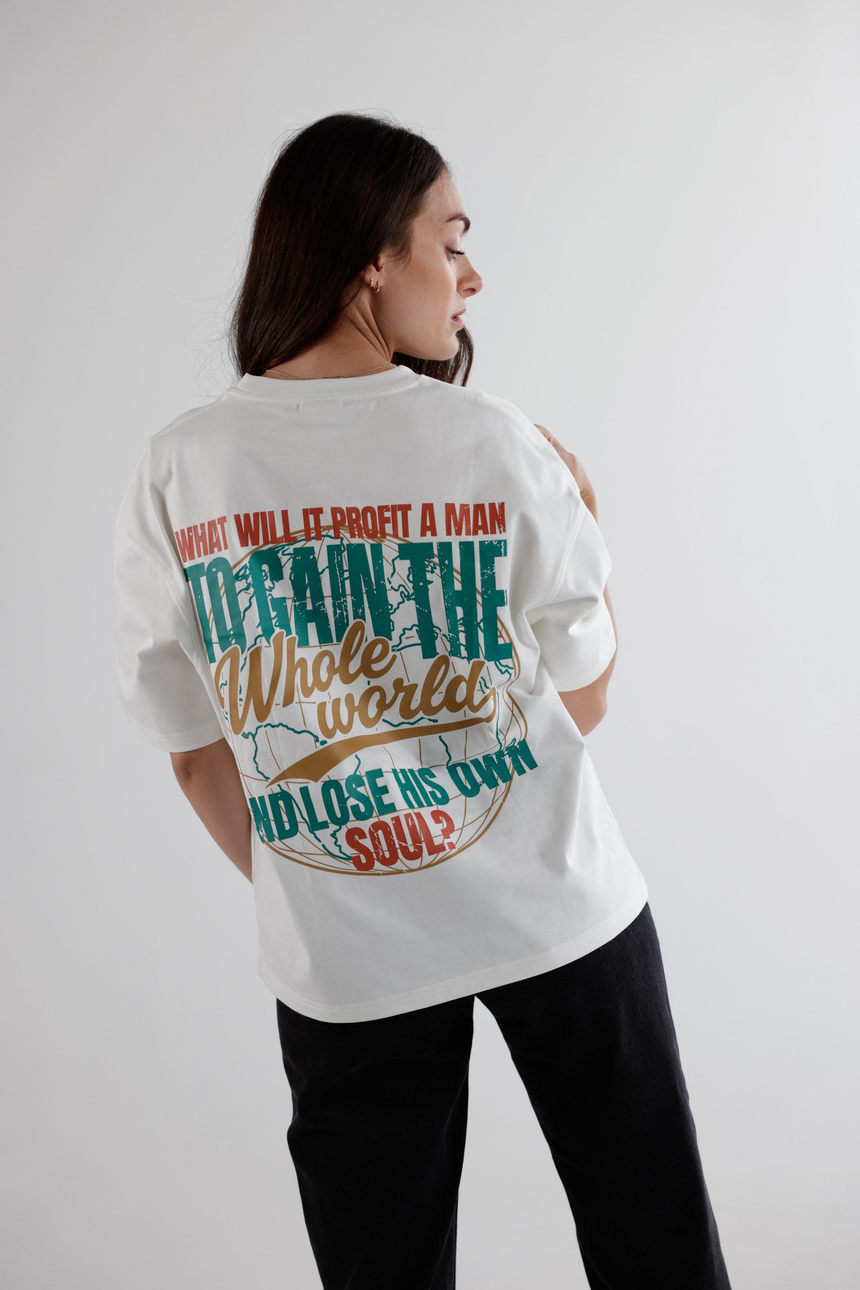 ETERNAL QUESTION TEE - OFF WHITE