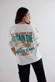 ETERNAL QUESTION TEE - OFF WHITE