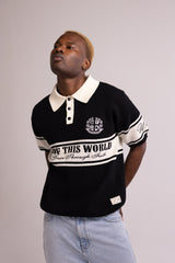 MEN’S “NOT OF THIS WORLD” HEAVYWEIGHT KNIT POLO