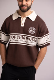 MEN’S “NOT OF THIS WORLD” HEAVYWEIGHT KNIT POLO