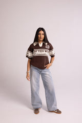 WOMEN’S “NOT OF THIS WORLD” HEAVYWEIGHT KNIT POLO