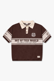 MEN’S “NOT OF THIS WORLD” HEAVYWEIGHT KNIT POLO