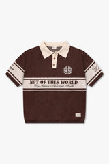 POLO DE PUNTO GRUESO PARA HOMBRE "NOT OF THIS WORLD"
